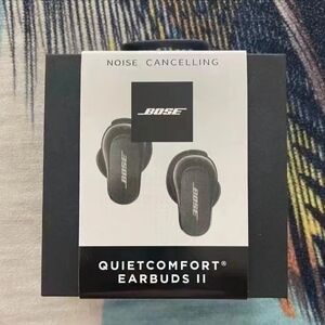Bose QuietComfort II Earbuds Noise Cancelling True Wireless in-Ear Earbuds Black